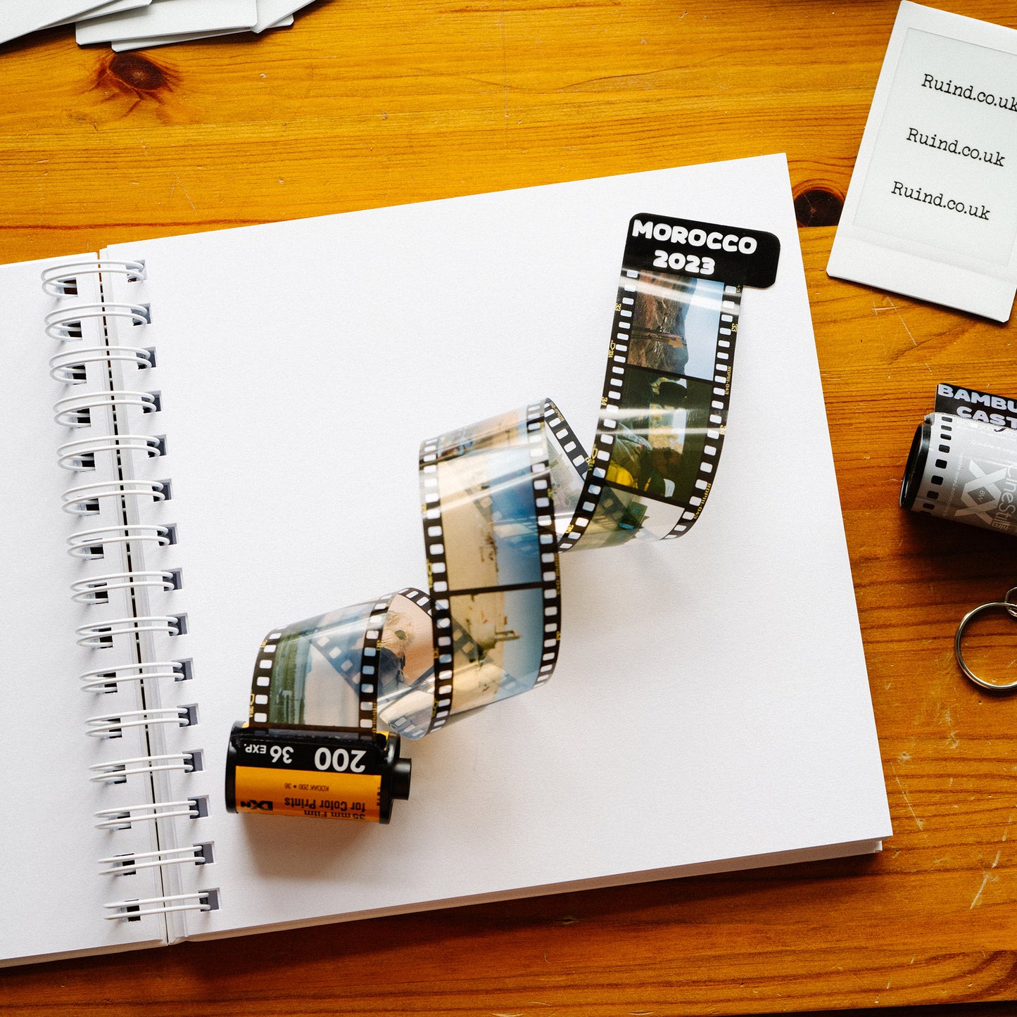 Realistic Film Reel Keyring