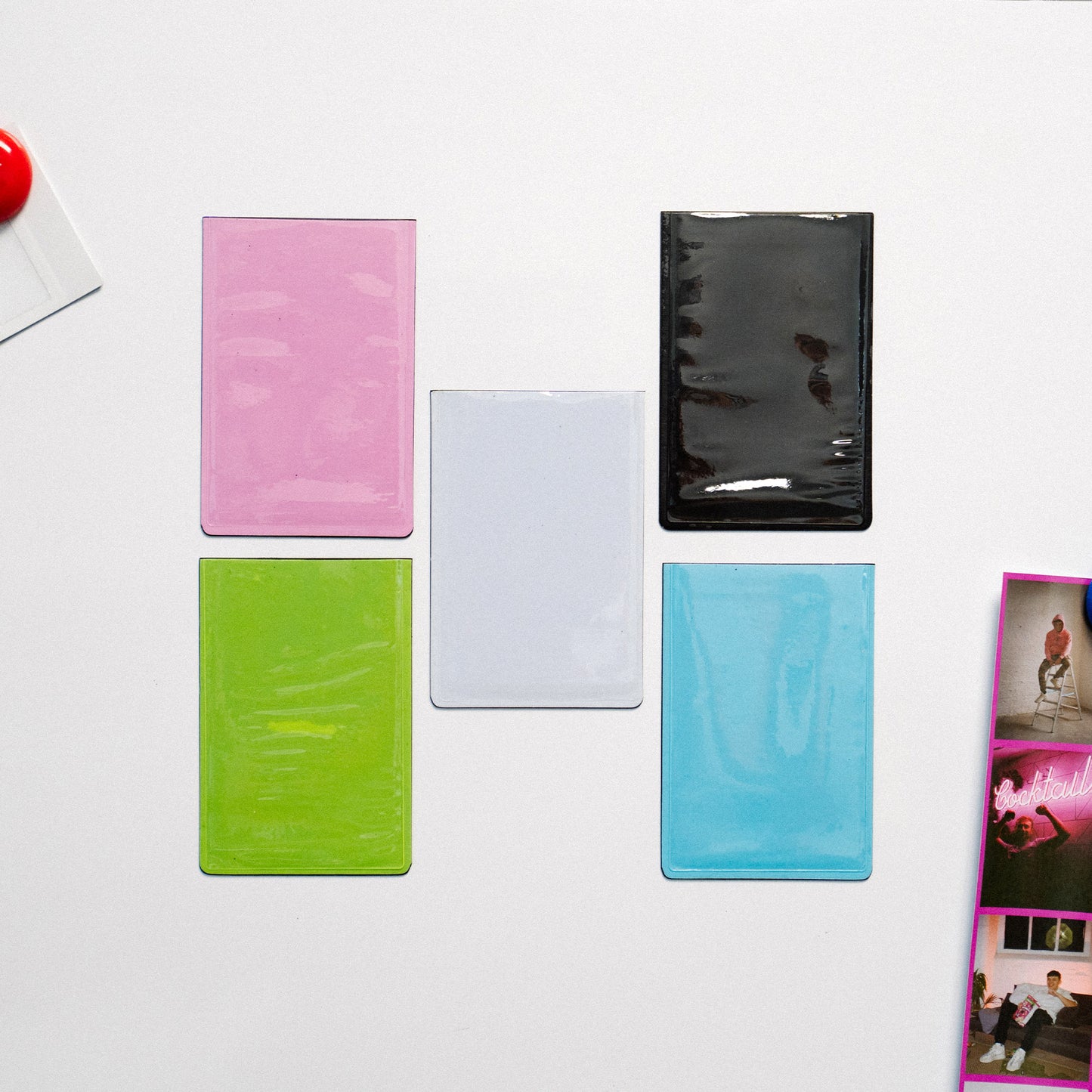 5 Coloured Magnetic Frames for Instax Mini Film