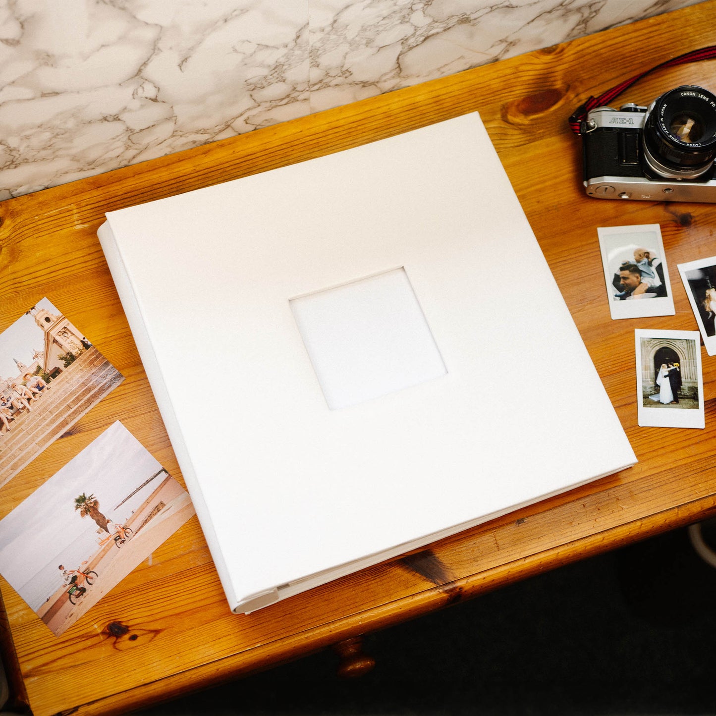 Large White Photo Album