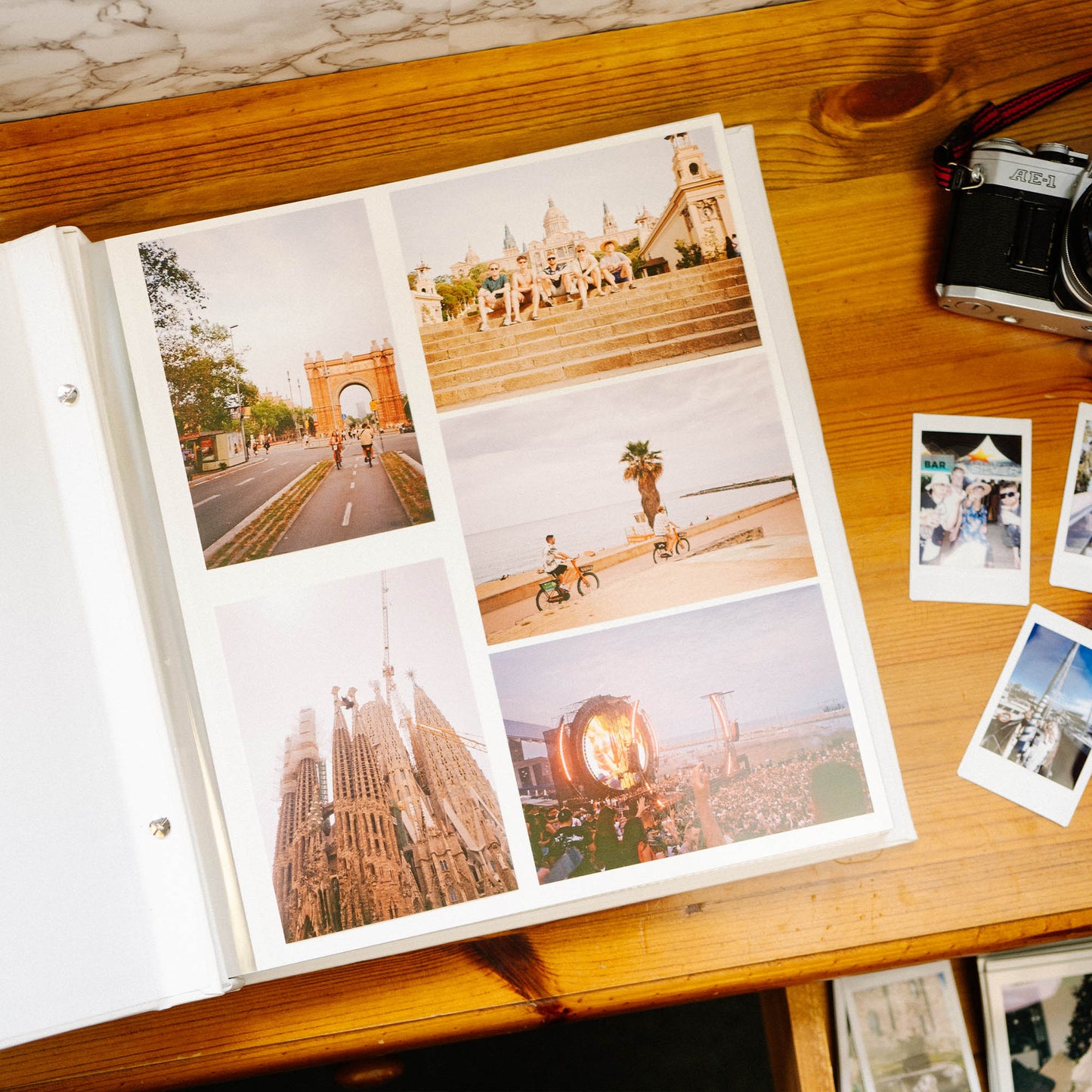 Large White Photo Album