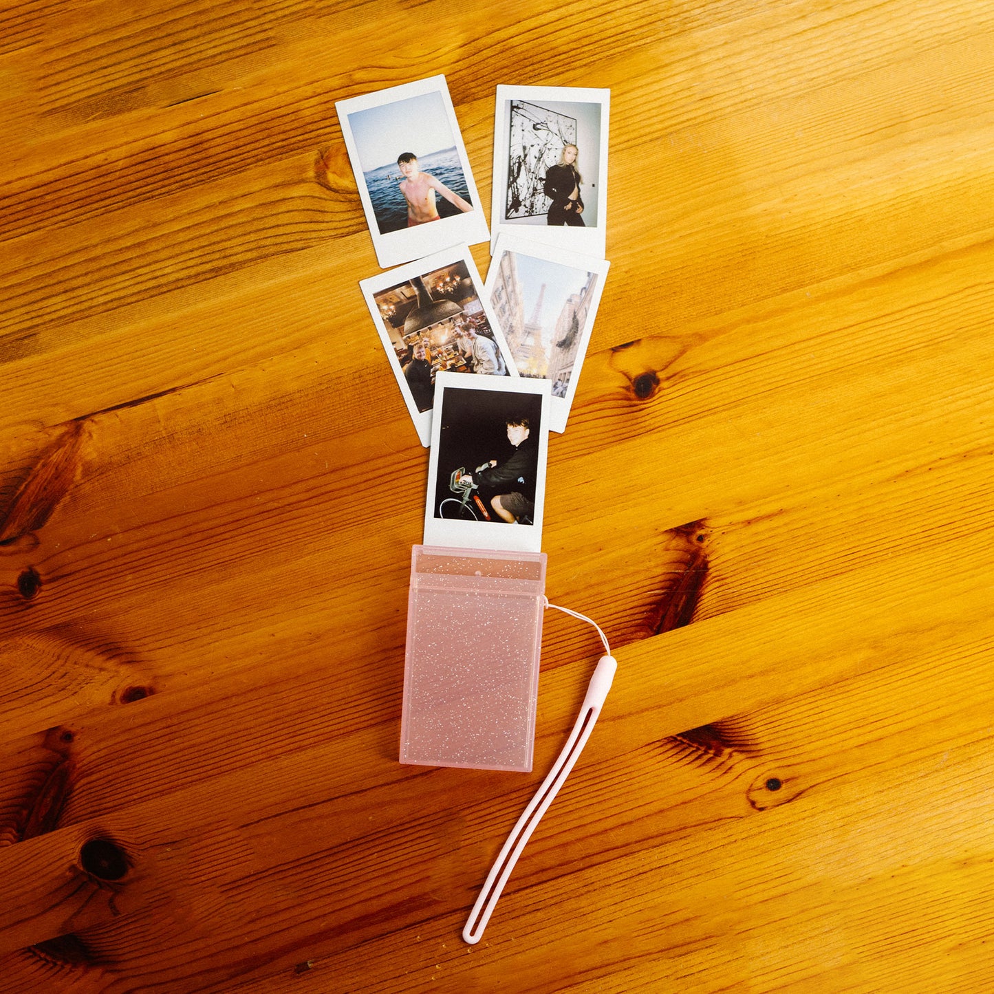 Pink Glitter Instax Mini Case | InstaxGuard